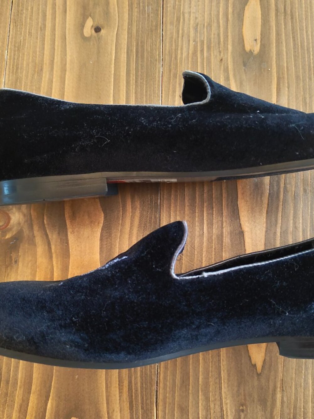 Saks Fifth Avenue “Reggie” Velvet Bulldog Loafers | Men’s 9M - Picture 4 of 7